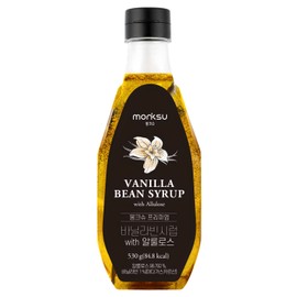 Monkshu Premium Vanilla Bean Syrup WITH Allulose, 530g, 1 unit