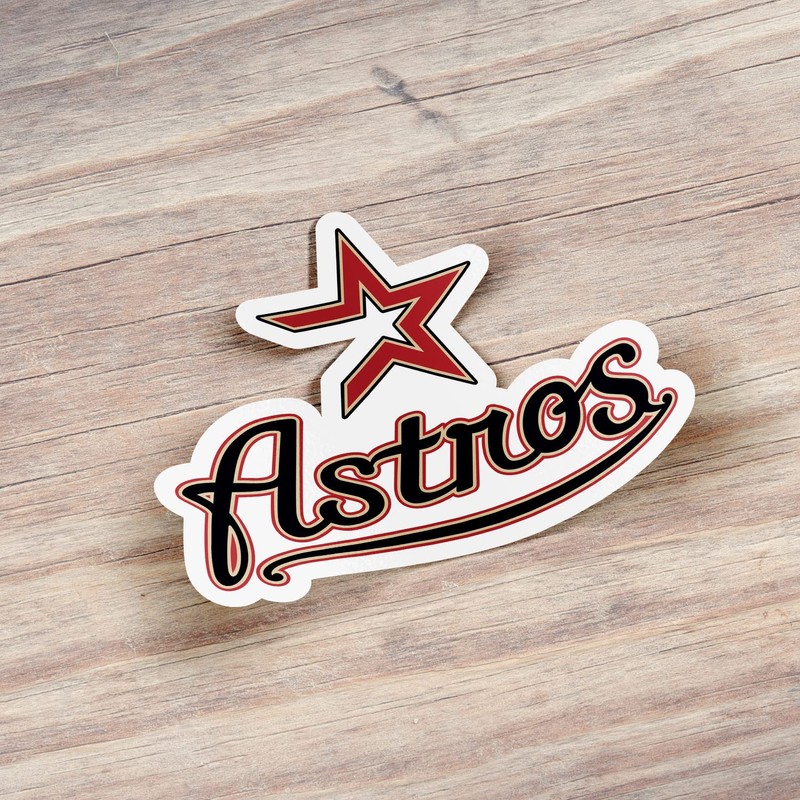 Houston State Baseball Red Star Astro Sport Car Bumper Sticker