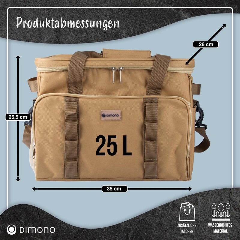 Large 25 Litre Insulated Cooler Bag XL Insulated Cooler Bag