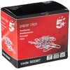5 Star Paperclips Metal Large 33mm Lipped [Pack of 1000],