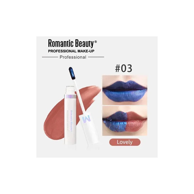 Barra De Labios 3d Mate De Larga Duración Con Acabado