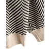 ZAFUL Women's Striped Cardigan Long Sleeve Button Up Open Front