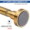 EBOATOP Gold Shower Curtain Rod - Never Rust No Drill