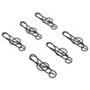 100 Pcs Note Paper Clip Black Creative Cute Music Wire