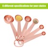 6Pcs/Set Stainless Steel Measuring Spoons Dry & Liquid Ingredients Cooking
