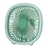 Desktop Fan Power Adjustable Low Noise Rechargeable Mini Portable Vertical