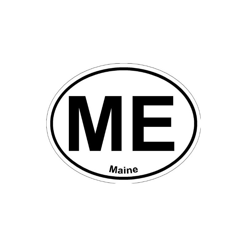 Oval (Maine); State Bumper Sticker