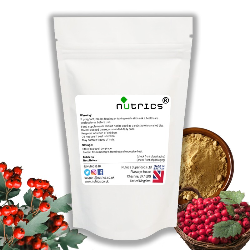 Nutrics® 50g Hawthorn Berry 20:1 Extract Powder - 40% FLAVONES