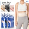 Ultra Thin Back Brace for Lower Back Pain Women, Lightweight