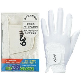 Mick Golf (MIC 39 GOLF) FIT39 Glove Left Hand L Size White/White