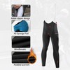 Santic Men's Winter Fleece Pro Cycling Bib Pants 4D Padded
