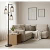 PESRAE Dimmable Industrial Floor Lamp, Farmhouse Floor Lamp Standing Lamp