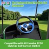 10L0L Golf Cart Steering Wheel, Universal Design Fit for Yamaha