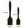 Silicone Basting Brush 2 Pack, Steel Core Heat Resistant BPA
