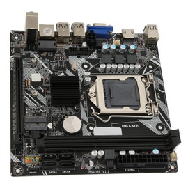 Bewinner LGA 1155 Motherboard, NVME WiFi M.2 VGA HD Output Computer Motherboards for Desktop PC, 10 USB 2.0, DDR3 ITX Motherboard for Computer PC Motherboard