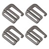 sourcing map Pack of 4 Metal Buckles Webbing 1.26 Inch