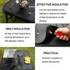 MisFox Camping Fireproof BBQ Grill Mat for Floor, Foldable Grill