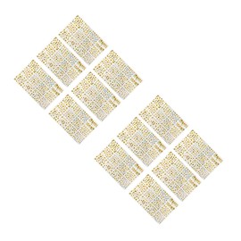 Baluue 2sets Nail Art Sticker Strips Flower Designs Girls Nail Art Stickers DIY Decals for Women Kit Fun Girls 6sheets*2