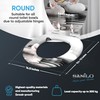 Sanilo Toilet Seat ROUND with Soft Close, Quiet and Slow