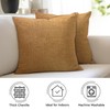 Encasa XO Chenille Cushion Covers Set of 2 | Mustard