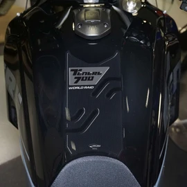 labelbike - Tank PAD Stickers Travel Gel 3D Motorbike Tank Protection Compatible with Yamaha TENERE 700 2022 Grey