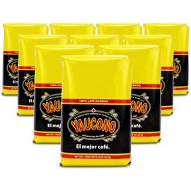 Yaucono Ground Coffee Bagged, 8 Ounce (Pack of 10)
