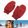 Down Gloves Waterproof Prevent Slip Breathable Winter Thermal Warm Snow