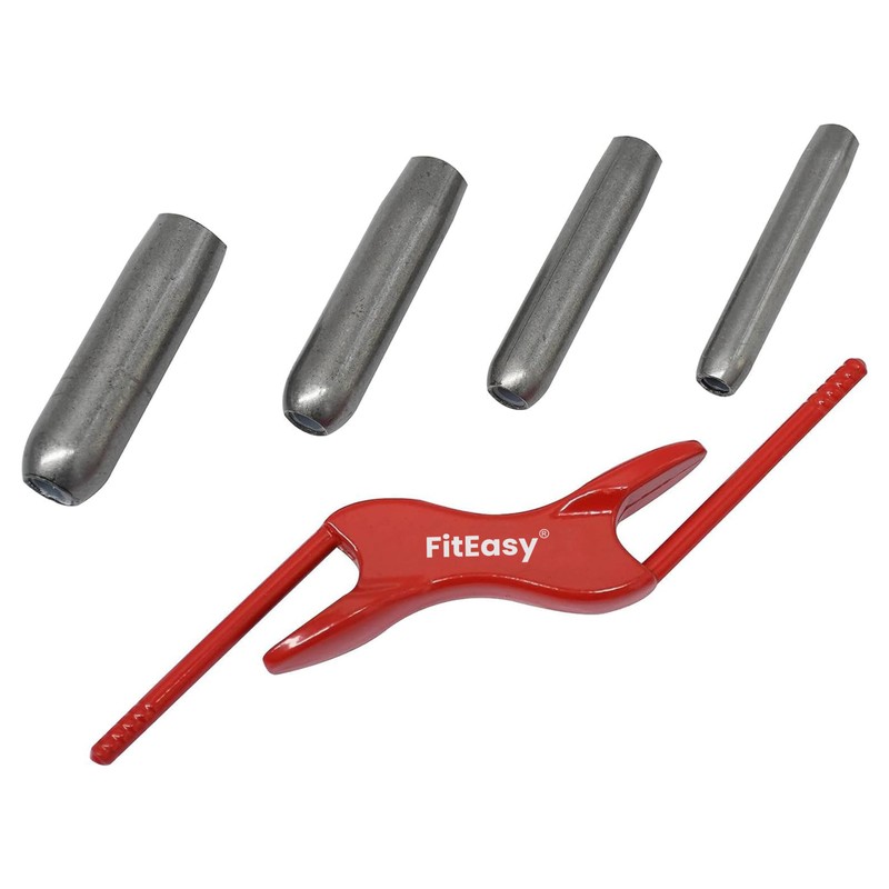 FitEasy® 4-Size Interchangeable Brick Jointer Steel Barrel Bricklaying Jointer 1/2"