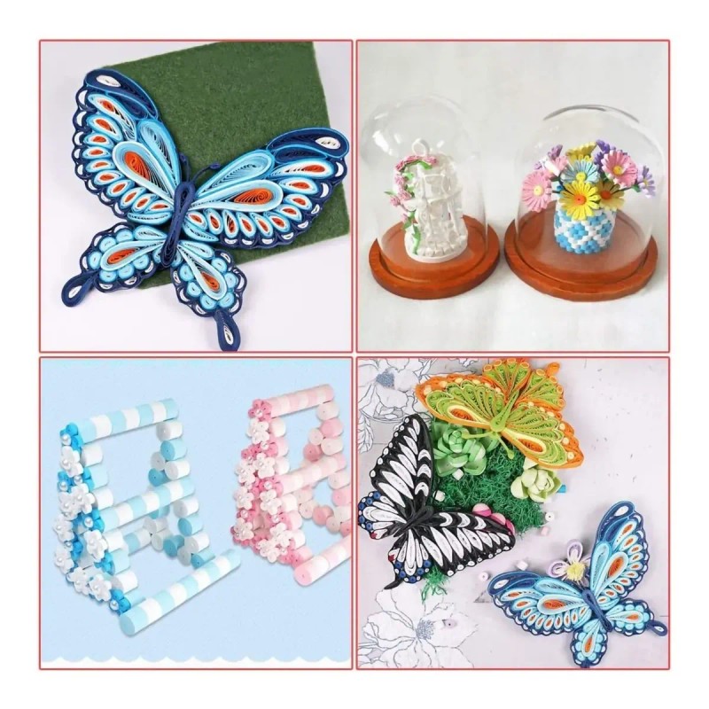Kits De Filigrana De Papel Con Herramientas Y Tiras De