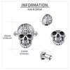 Skull Cufflinks for Men Sterling Silver Skull Cuff Links Skull