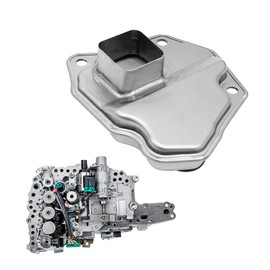 VIKKSAER Transmission Oil Filter And Gasket, Replace 31728-1XF03 Transmission Filter CVT Auto Transmission Filter Kit, Replacement for Nissan 07-18 Altima Juke Nv200 Rogue JF011E
