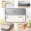 FIRE HIVE Kitchen Stainless Steel Cutting Board,Double-Sided Multi-Functional Cutting Boards,Large
