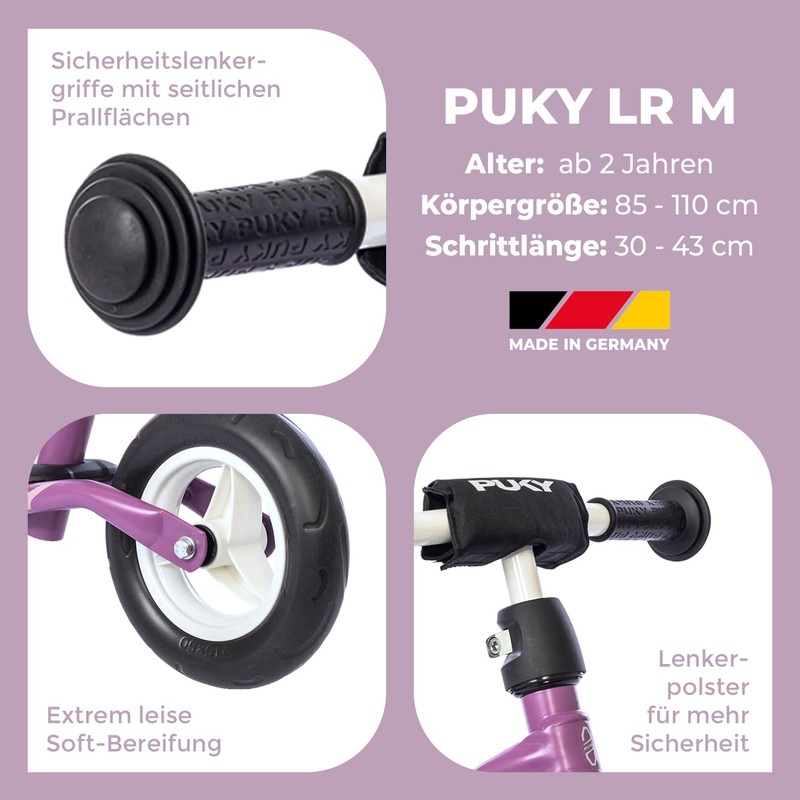 PUKY LR M Balance Bike from 2 Years | Safe,