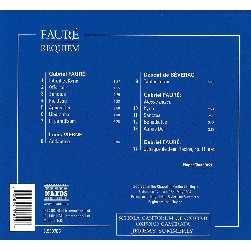 Fauré: Requiem