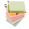 Mr. Pen Sticky Notes - 1.5'x2', 2160 Sheets, Pastel, Small,