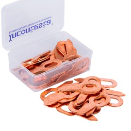 Asusolvent 50PCS Car Dent Puller Rings for Spot Welder Machines, Durable Metal Repair Washers for Auto Body Panels, Shrinking, Stud Welding Kits, and Professional Garage Repair