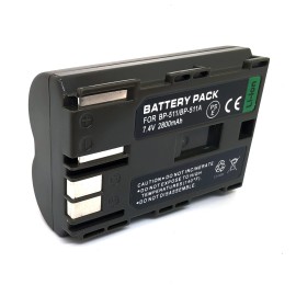 Unbranded Li-ion Battery Pack For BP-511 Canon Optura 10 100MC 20 200MC 50MC Pi Xi New