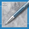 Parker IM Ballpoint Pen | Premium Blue Grey with Chrome