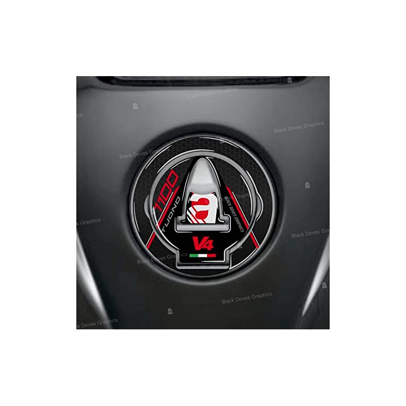 Sticker 3D Fuel Cap Compatible with Aprilia Tuono 1100 V4