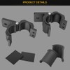 Audak 1 Pair Aluminum Mounting Bracket Kit Tube Clamp for