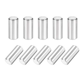 sourcing map pack of 10 Ground dowel pin 304 stainless steel cylindrical floor support pin