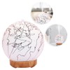 Round Ball Shape Humidifier Aromatherapy Diffuser 7 Colors LED Night