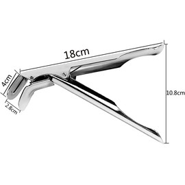 Grid Gripper, Stainless Steel Grill Gripper, BBQ Universal Grate Lifter, Grill Grid Lifter, Hot Plate Tongs, Cooking Gripper, BBQ Accessories,Grill Grate Lifter Tool