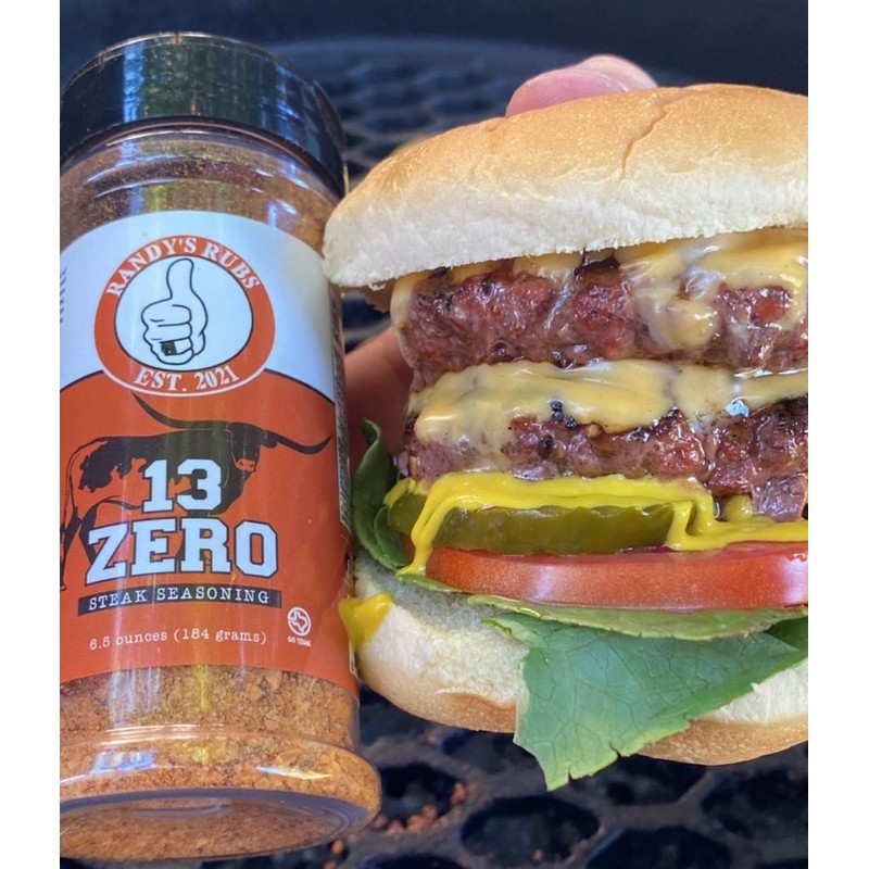 Randy's Rubs Seasoning 13ZERO Steak Seasoning SUGAR FREE and NON-DAIRY