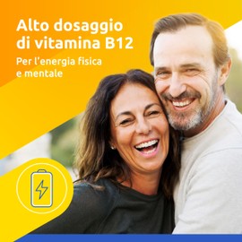 Supradyn Ricarica PRO B12, integratore con vitamina B12, zinco e probiotici, per stanchezza fisica e mentale e supporto al sistema immunitario per adulti 50+, 10 flaconcini