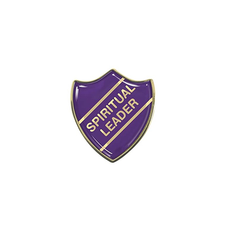Capricornone Spiritual Leader Purple School Shield Badge