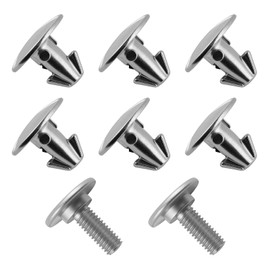 8PCS Engine Cover Screws Assortment Kit Replacement OEM#90674-TY2-A01,90105-TBA-A00,Engine Splash Shield Screw Kit Compatible with Honda Acura,Essential Automotive Tools Replacement