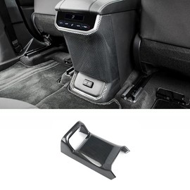 ERIDANUS Auto Accessories Fit for Highlander 2023 2022 2021 2020 Rear Air Vent Outlet Panel Cover Trim Automotive Interior Accessories Car Decoration (Carbon Fiber Style) ABS 1 PC