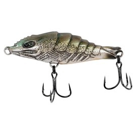 Weebass Lure - PRAWN Star 65mm/9g Crankbaits for Bass,Deep Diving Crankbaits, Fishing Lures/Jerkbait, Hard Baits for Bass Trout Freshwater and Saltwater (DEEP Blue)