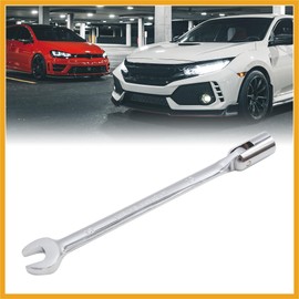 Partuto 13mm Swivel Head Combination Socket Spanner Wrench Car Repair Tool Replacement